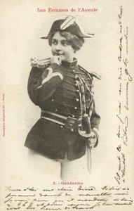 Policeman, Woman Of The Future by French Photographer
