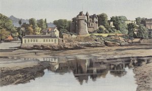 Pornic, Old Chateau and Port Entrance by French Photographer