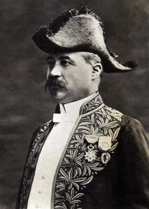 Portrait of Emile Faguet (1847-1916) by French Photographer