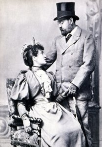 Portrait of Emile Zola and Jeanne Rozerot