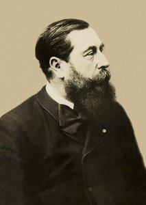 Portrait of Leo Delibes (1836-1891), French composer