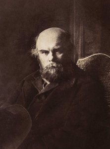 Portrait of Paul Verlaine (1844-1896), French poet by French Photographer
