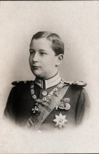 Portrait of Prince Eitel Friedrich of Prussia (1883-1942) by French Photographer