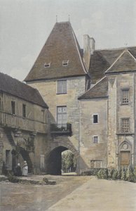 Premery, Old Castle, Courtyard Side by French Photographer