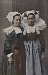 Quimper, Young Girls by French Photographer