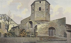 Rieux-Minervois, Circular Church by French Photographer