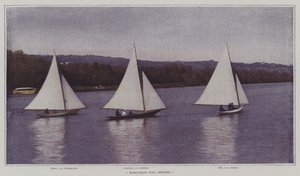 Sailing upstream downwind by French Photographer