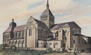 Saint-Benoit-sur-Loire, Abbey Church, Overall South by French Photographer
