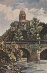 Saint-Ceneri, Church, Overall View by French Photographer
