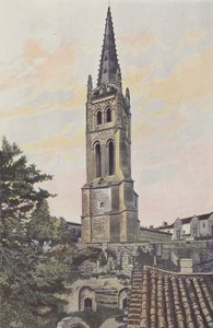 Saint-Emilion, Bell Tower above the Monolithic Church