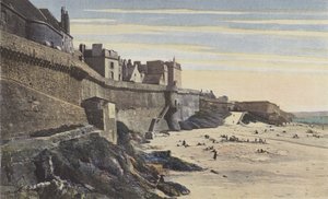 Saint-Malo, The Ramparts, Western Part (13th Century) by French Photographer