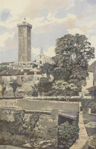 Saint-Martin-de-Brome, Keep and Church by French Photographer