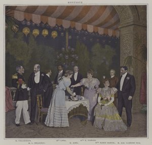 Scene from a Production of Montjoye by Octave Feuillet by French Photographer