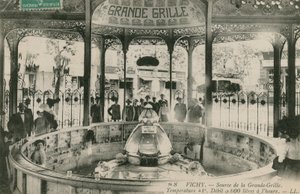 Source of the Grand Grille spring in Vichy