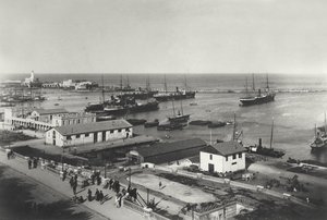 The Seaport of Algiers, 20th April 1886 by French Photographer