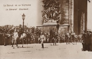 The Victory Parade, General Gouraud by French Photographer