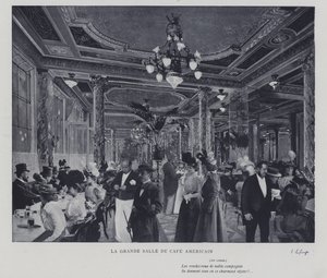The Great Hall of the Cafe Americain, Paris
