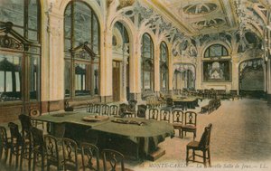 The new games room in a Monte Carlo casino by French Photographer