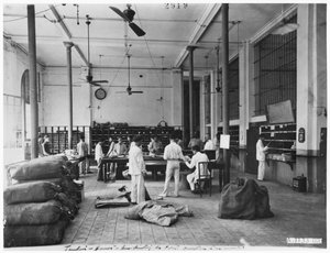 The post office at Hanoi, c.1920 by French Photographer