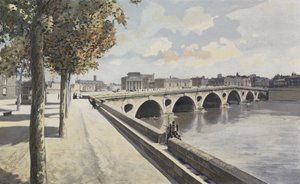 Toulouse, Pont-Neuf, Upstream View from the Left Bank of the Garonne