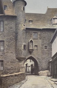 Uzerche, Old City Gate, Entrance Side by French Photographer