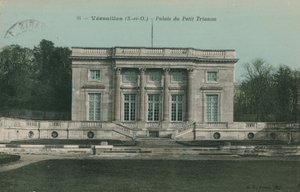 Versailles, Palais du Petit Trianon. Postcard sent in 1913 by French Photographer