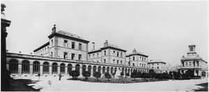 View of Hopital Lariboisiere, Paris, before 1880