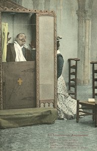 Woman and her confessor