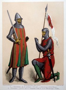 1. Knight of the First Crusade (1096); 2. Knight (1295)