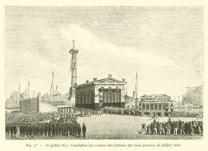 July 28, 1840, Translation of the Ashes of the Victims of the Three Days of July 1830 by French School