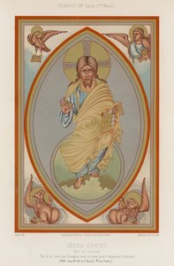 A 9th-century depiction of Jesus Christ by French School