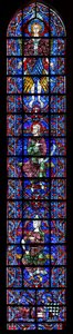 A Cherubim, Jeremiah, Daniel and the Donors - Furriers by French School