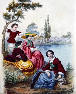 A Fishing Party by French School