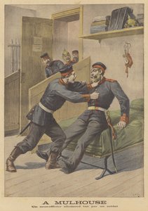 A German Army NCO Killed by a Soldier at Mulhouse by French School