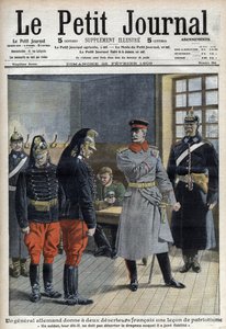 A German General Gives Two French Deserters a Lesson of Patriotism