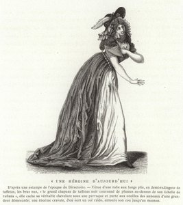 A Heroine of Today by French School