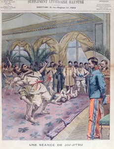 A Jiu-Jitsu Session in France, Illustration from Le Petit Parisien, 1905