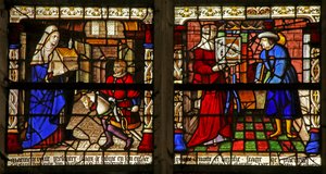 A Miracle of the Virgin Mary; The Annunciation by French School