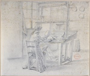 A Porcelain Painter at the Sevres Factory, c.1780