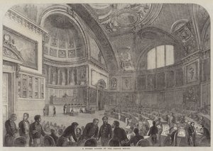 A Recent Sitting of the French Senate by French School