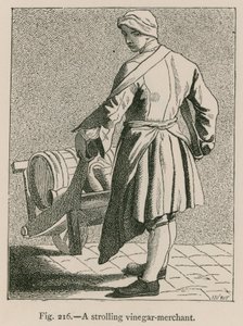 A Strolling Vinegar-Merchant by French School