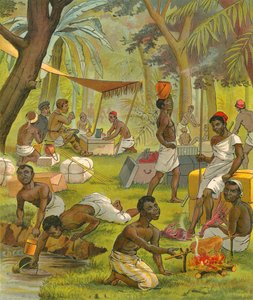 A Break in Africa by French School