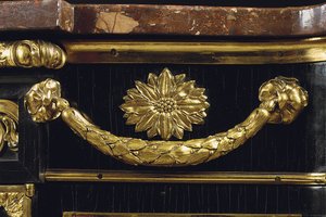 A late Louis XV commode, c.1763-70 by French School