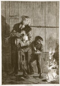 A petroleuse, April 1871, illustration from Cassells History of the War between France and Germany, 1870-1871 by French School