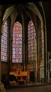 A View of the Chapel of the Apostles by French School