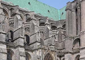 A View of the Buttresses on the South Side