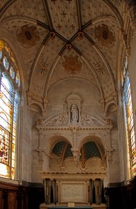 A view of the chapel at the Chateau of Chantilly by French School