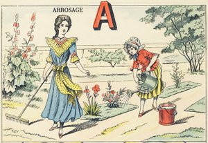 A: Watering by French School