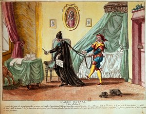 Abbé Raynal in a delirium, c.1790