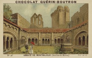 Abbey of Montmajour, Bouches-du-Rhone by French School
